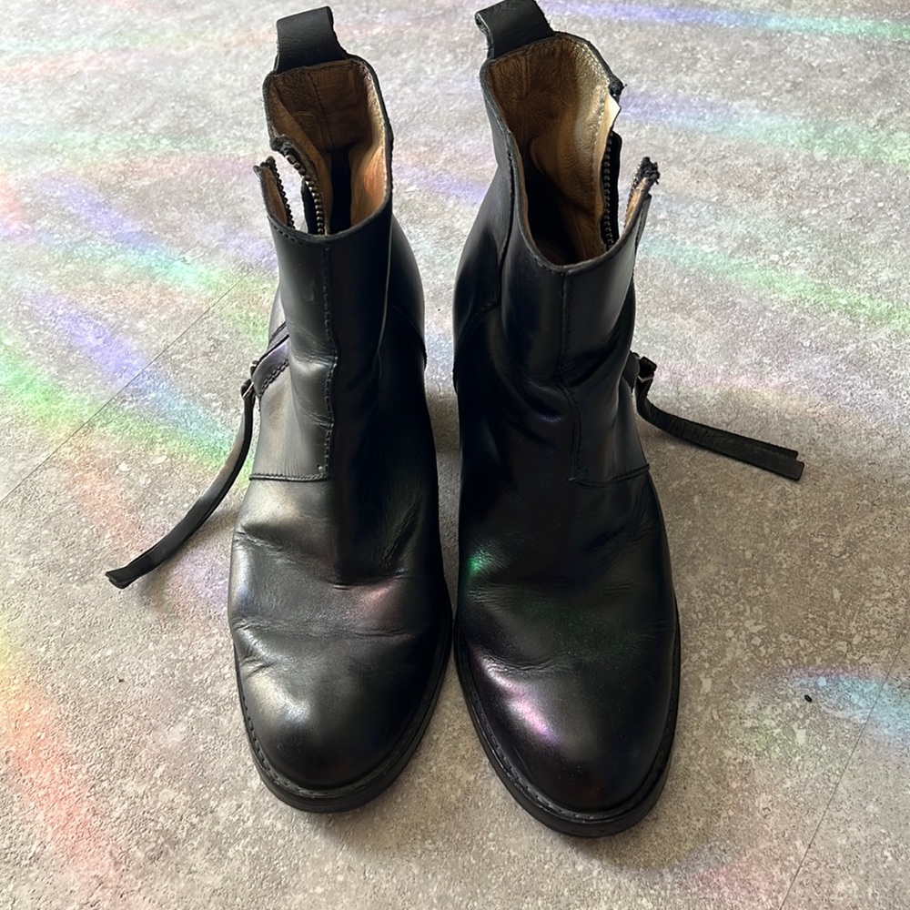 Acne moto boot